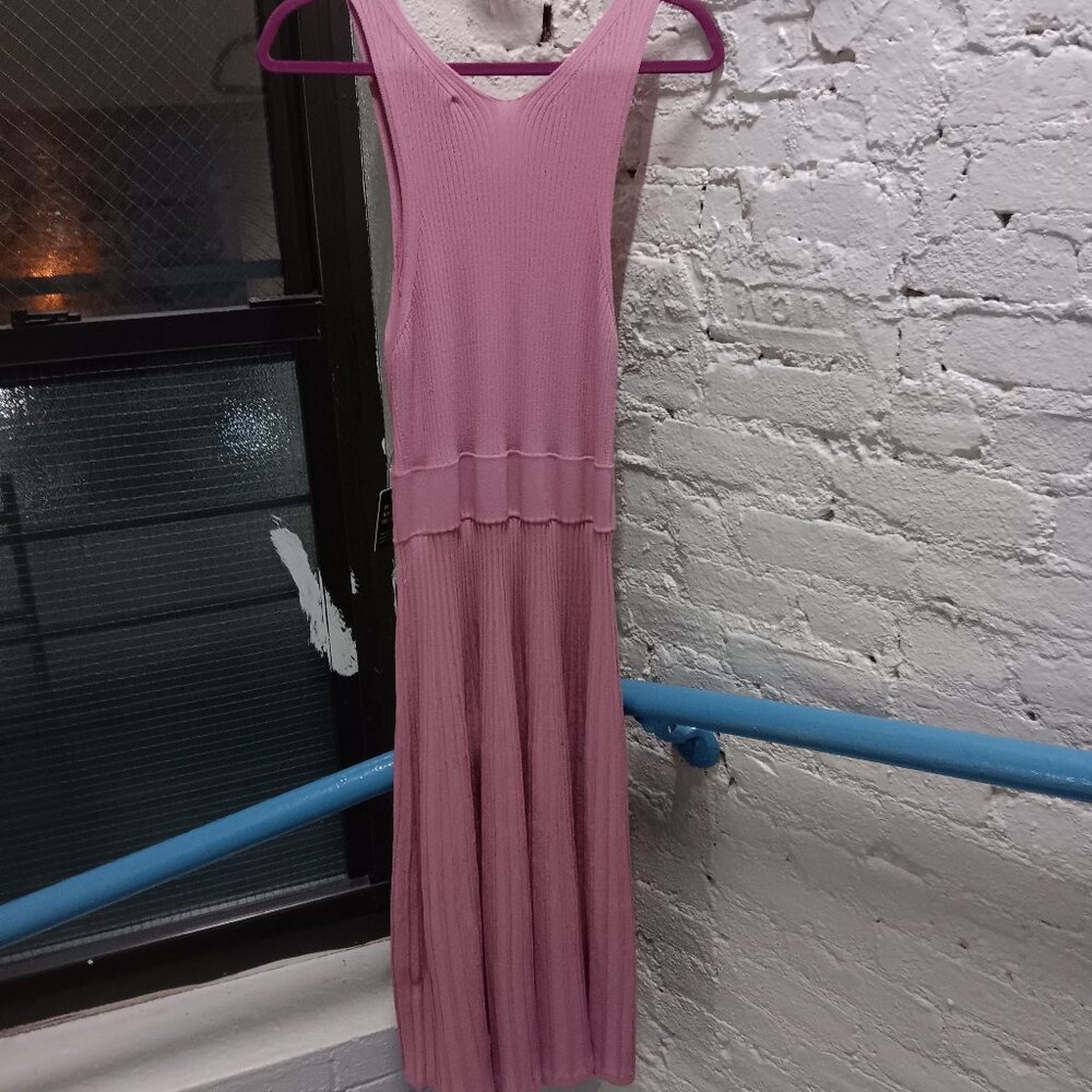 EXPRESS MIDI KNIT SLEEVELESS DRESS